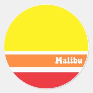 Retro Malibu sticker