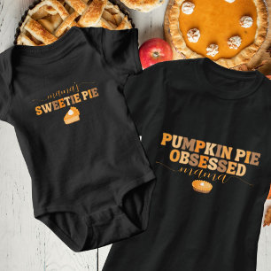 Retro Mama's Sweetie Pie Thanksgiving Matching Baby Bodysuit