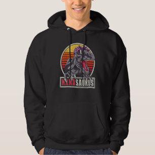 Retro Mamasaurus T Rex Dinosaur Mama Saurus Mothe Hoodie