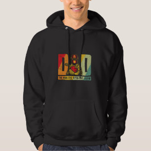 Retro Man Myth Legend Funny Welding Father Welder Hoodie