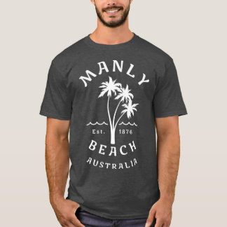 Retro Manly Beach Original Australia Graphic T-Shirt