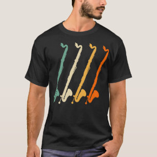 Retro Marching Band Bass Clarinet Hoodie T-Shirt