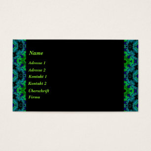 Retro Margeriten in green blue black
