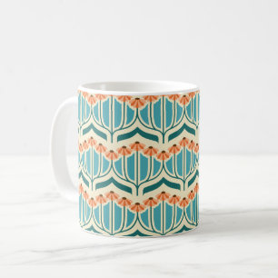Retro marigolds coffee mug