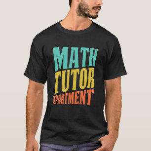 Retro Math Teacher Department Education  Vintage M T-Shirt