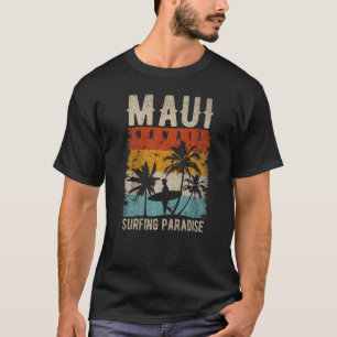 Retro Maui Surfing Clothes Maui Accessories Hawaii T-Shirt