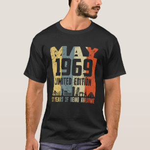 Retro May 1969 Funny 53Rd Birthday T-Shirt