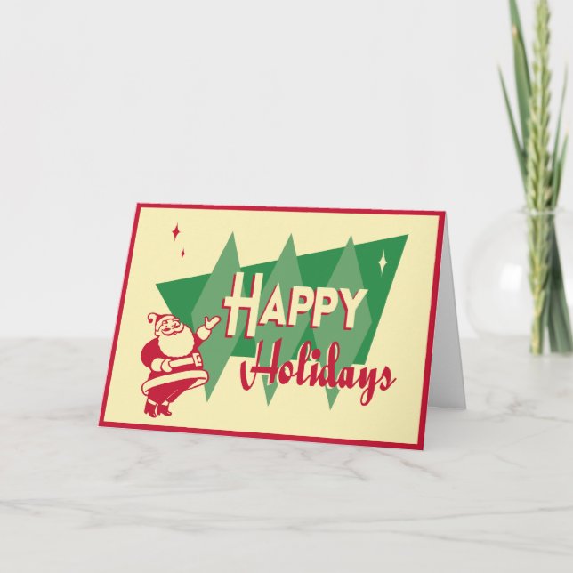 Retro MCM Christmas Card (Front)