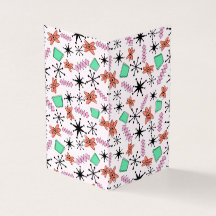 Rétro MCM rose orange vert noir