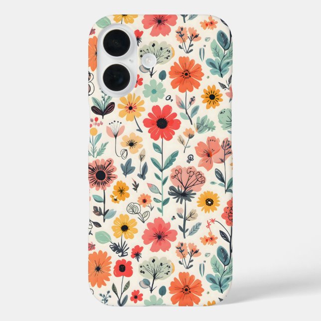 Retro Meets Modern Case-Mate iPhone Case (Back)