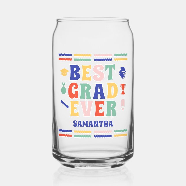 Rétro Meilleur Grad Jamais Graduation (Recto)