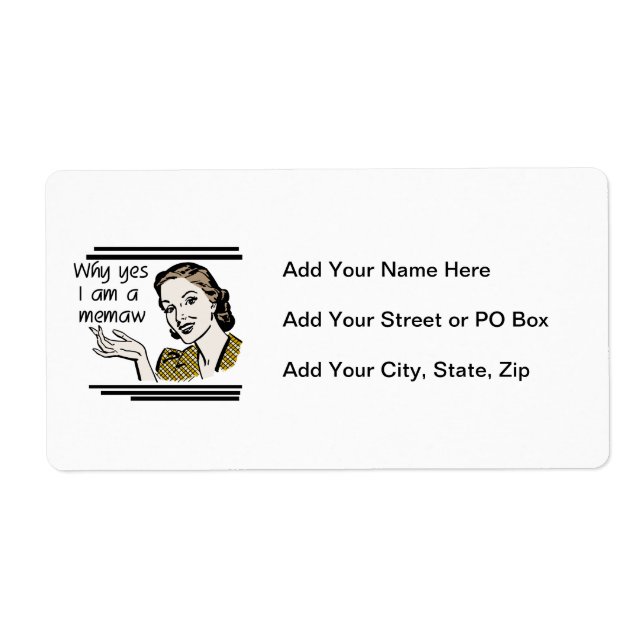 Retro Memaw T-shirts and Gifts (Front)