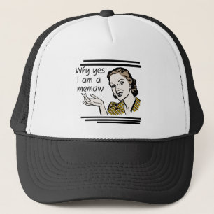 Retro Memaw T-shirts and Gifts Trucker Hat