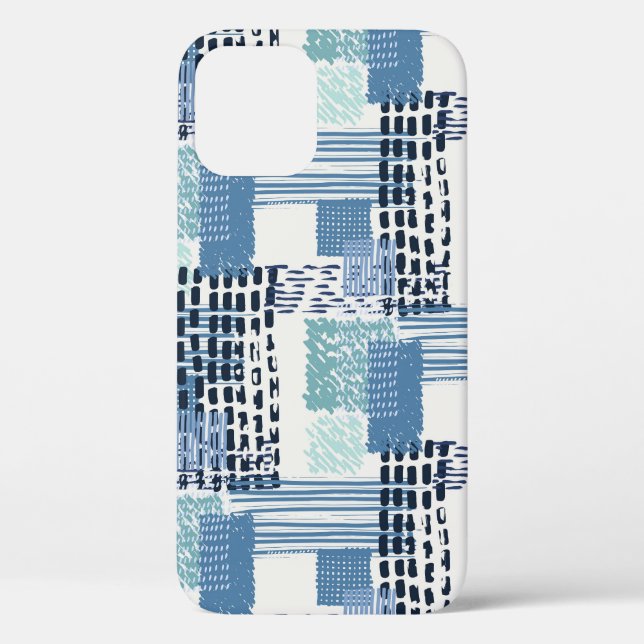 Retro Memphis Doodle Seamless Pattern Case-Mate iPhone Case (Back)