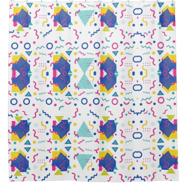 Retro Memphis Geometric Pattern (Front)