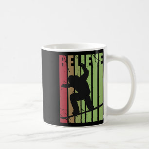 Retro Mens Snowboarding Snow Boarding Ski Skier Bo Coffee Mug