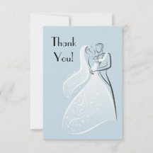 Rétro Merci bleu de danseurs de mariage