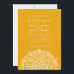 Retro Mexican Terrain Flourishing Mandala Wedding Invitation<br><div class="desc">Beautiful invitations and stationery for special occasions and festivals are available in both physical and digital formats. We can extend any design into matching items such as RSVP cards,  labels,  envelopes,  and more. Customization is available upon request. Looking forward to hearing from you!</div>