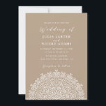 Retro Mexican Terrain Flourishing Mandala Wedding Invitation<br><div class="desc">Beautiful invitations and stationery for special occasions and festivals are available in both physical and digital formats. We can extend any design into matching items such as RSVP cards,  labels,  envelopes,  and more. Customization is available upon request. Looking forward to hearing from you!</div>