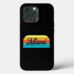 Retro Miami iPhone 13 Pro Case