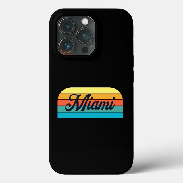 Retro Miami Case-Mate iPhone Case (Back)