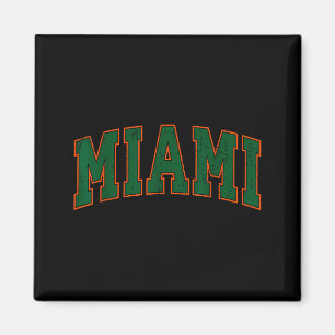 Retro Miami Florida Tee Men Women And Kids  Magnet