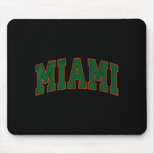 Retro Miami Florida Tee Men Women And Kids Mouse Pad