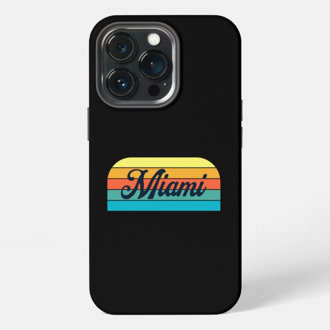 Retro Miami iPhone Case (Back)