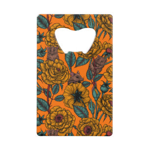 Retro mice party credit card bottle opener