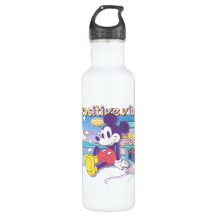 Retro Mickey Positive Vibes Only 710 Ml Water Bottle