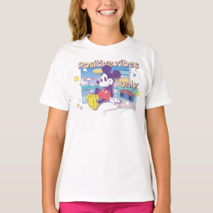 Retro Mickey Positive Vibes Only T-Shirt