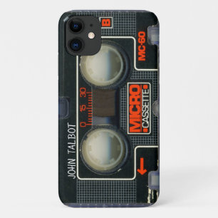 Retro Micro Audiotape Cassette personalized iPC Ca iPhone 11 Case