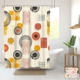 Retro Mid Century Modern Abstract