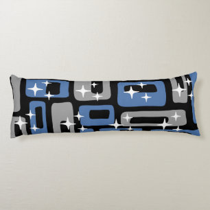 Retro Mid Century Modern Abstract Body Pillow