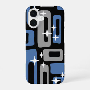 Retro Mid Century Modern Abstract iPhone 16 Case