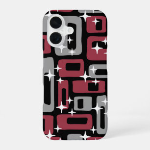 Retro Mid Century Modern Abstract iPhone 16 Case