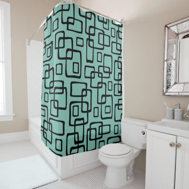 Retro Mid Century Modern Abstract Pattern (In Situ)