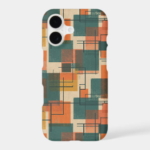 Retro Mid Century Modern Abstract Pattern 