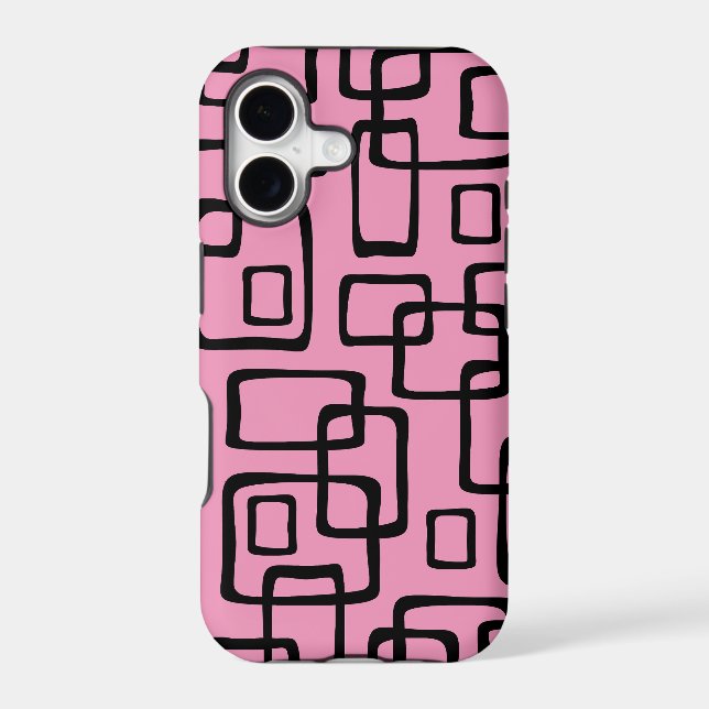Retro Mid Century Modern Abstract Pattern (Back)