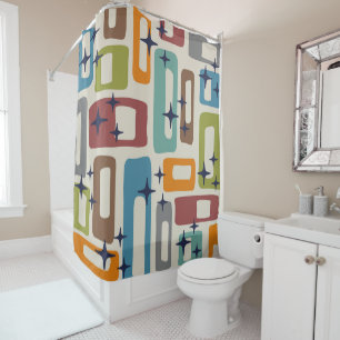 Retro Mid Century Modern Abstract Pattern