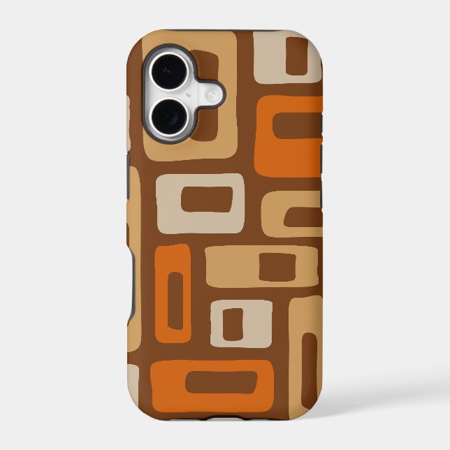 Retro Mid Century Modern Abstract Pattern (Back)
