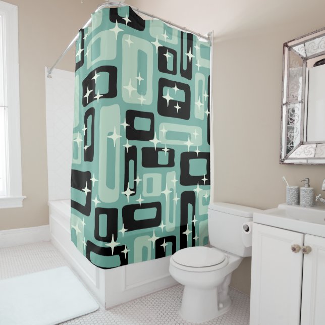 Retro Mid Century Modern Abstract Pattern (In Situ)