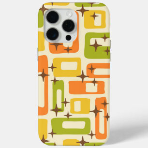 Retro Mid Century Modern Abstract Pattern iPhone 15 Pro Max Case