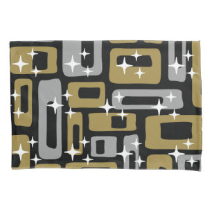 Retro Mid Century Modern Abstract Pillowcase