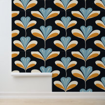 Retro Mid-Century Modern Black Background