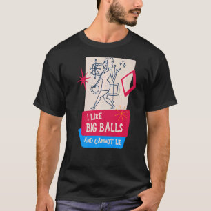 Retro Mid Century Modern Bowling T-Shirt