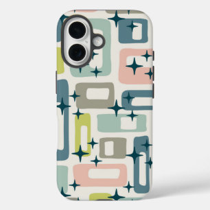 Retro Mid Century Modern iPhone 16 Case