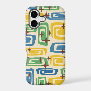 Retro Mid Century Modern Cosmic iPhone / iPad case