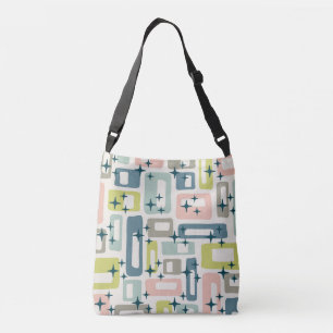 Retro Mid Century Modern Crossbody Bag