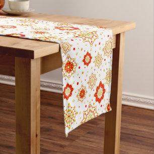 Retro Mid-Century Modern Design Long Table Runner